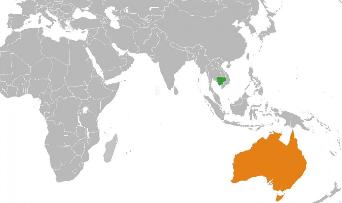 Կամբոջա քարտեզ քարտեզ